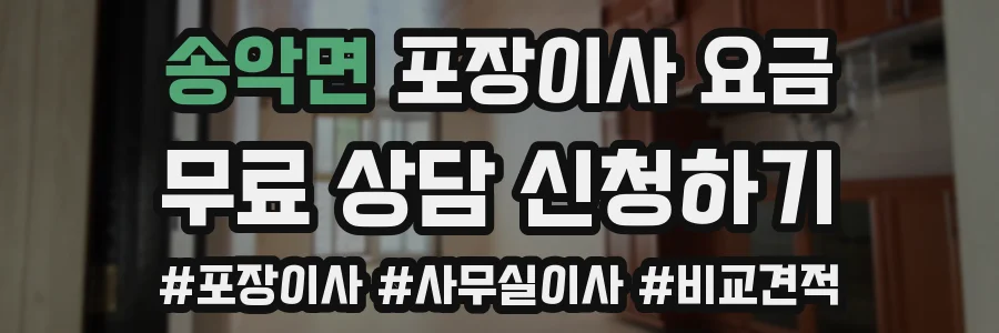 송악면 포장이사 요금