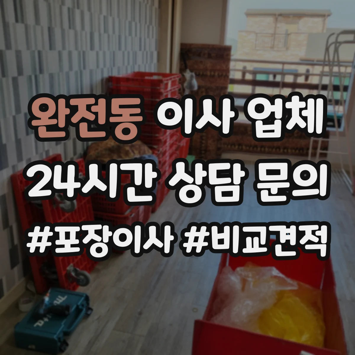 완전동 이사 업체