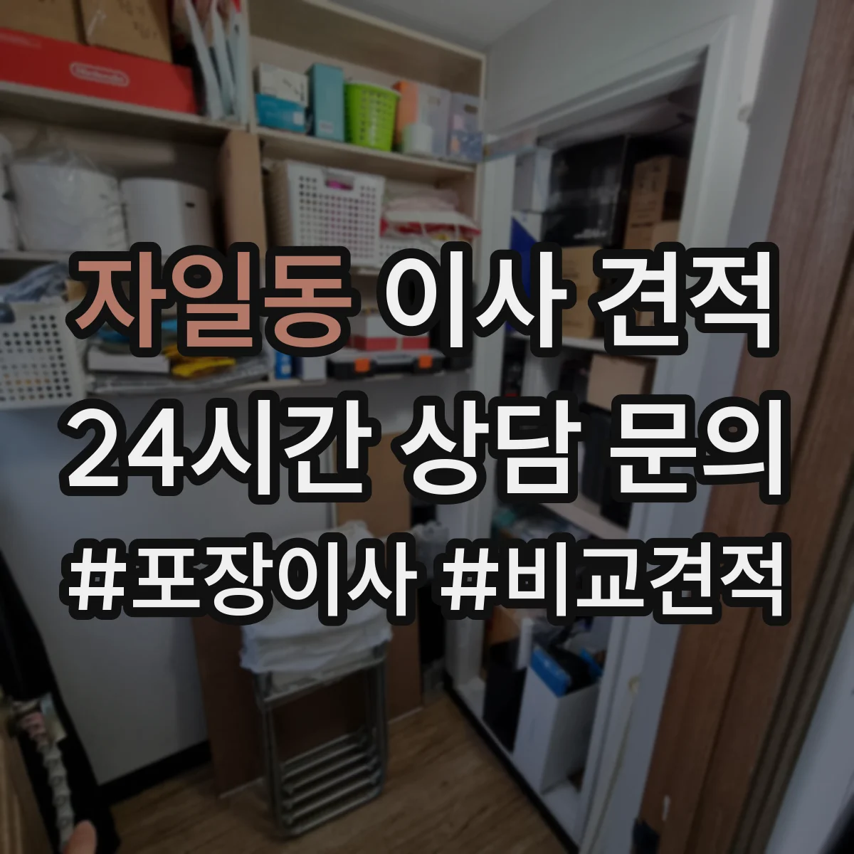 자일동 이사 견적