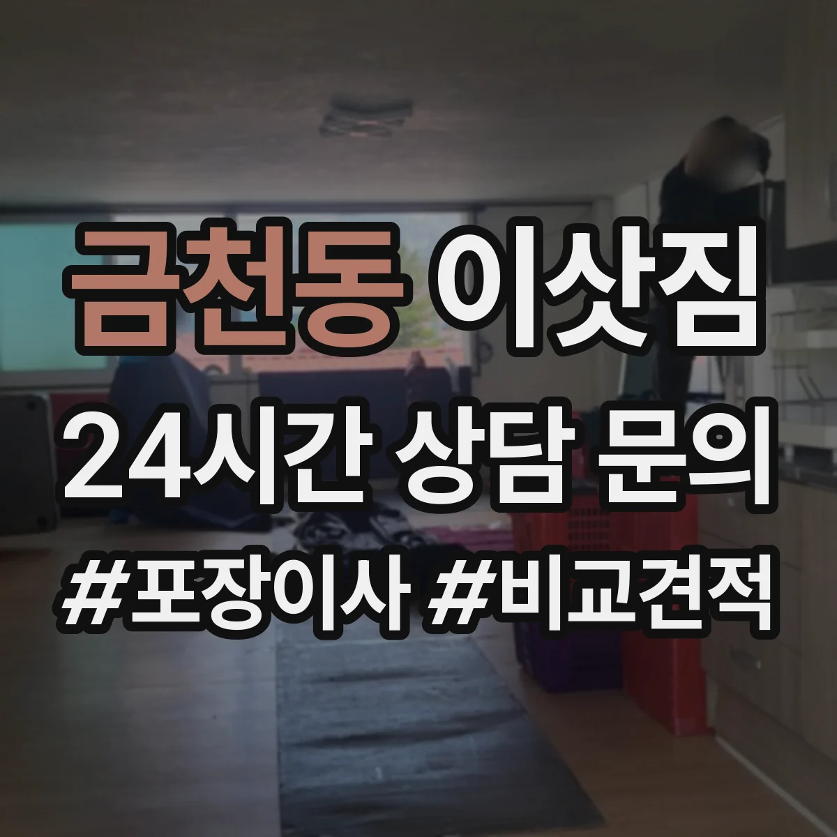 금천동 이삿짐