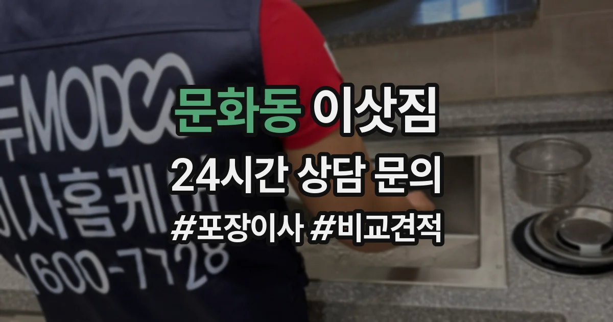 문화동 이삿짐