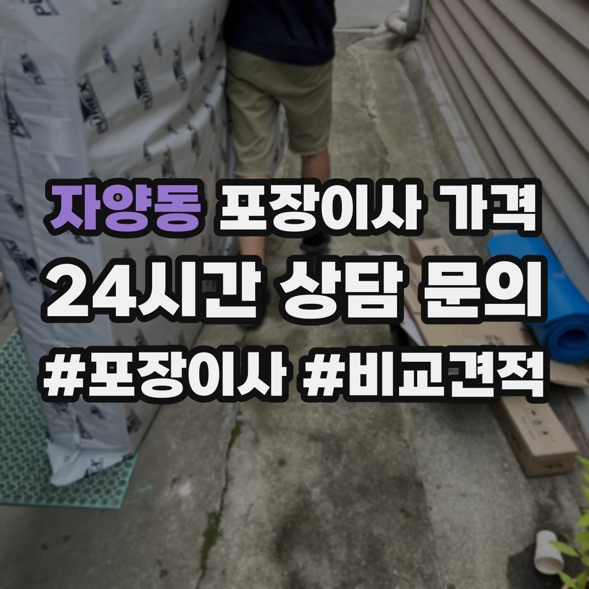 자양동 포장이사 가격