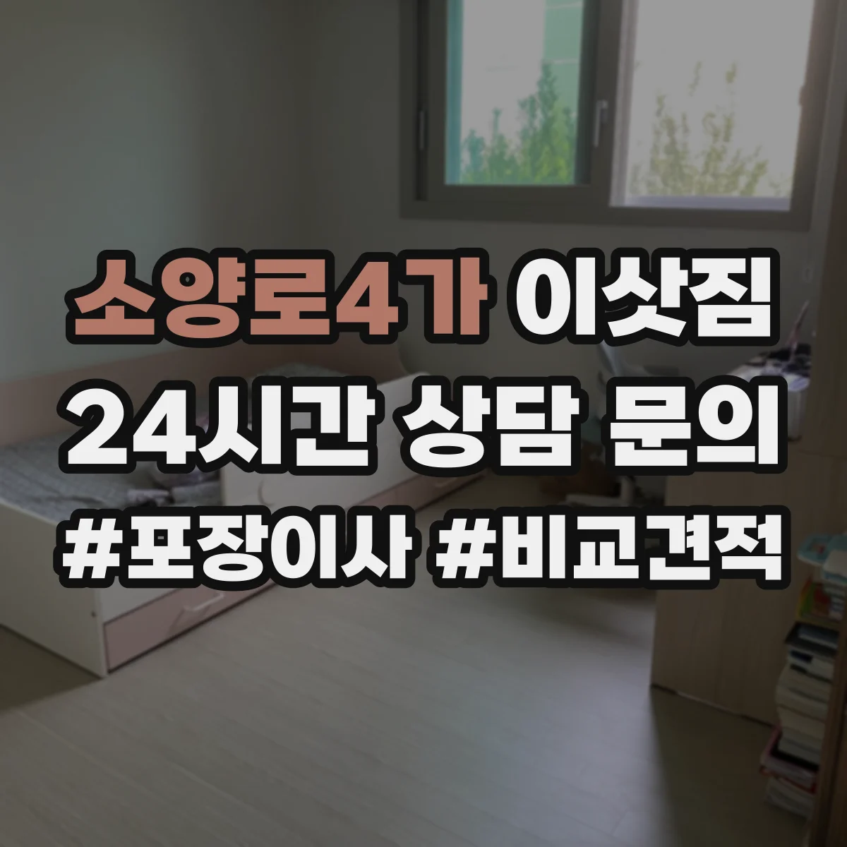 소양로4가 이삿짐