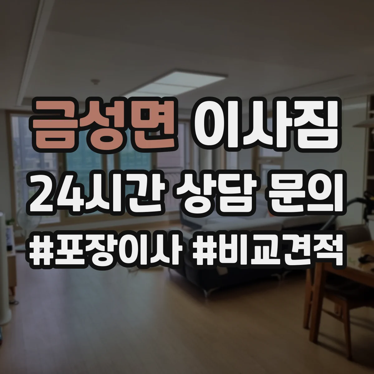 금성면 이사짐