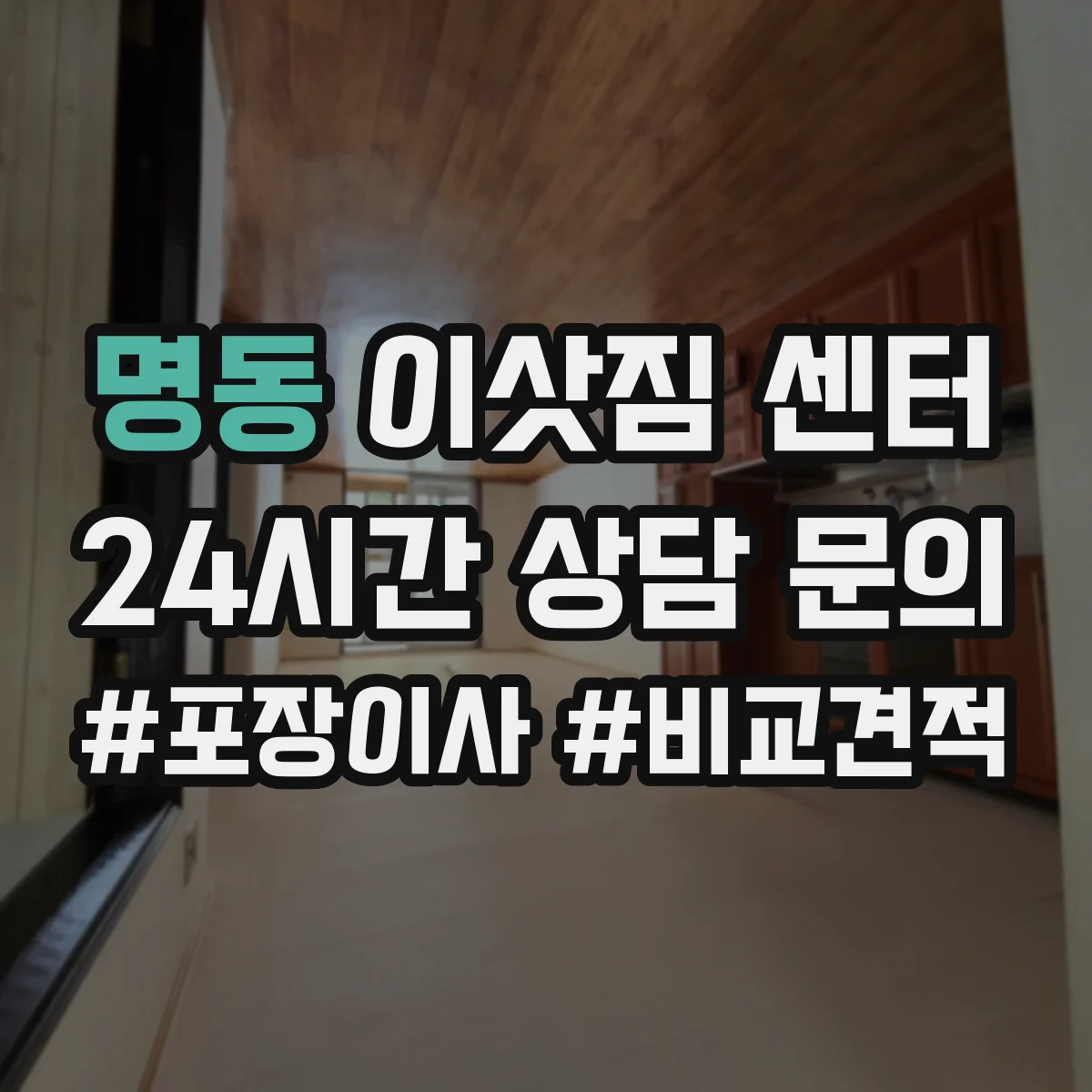 명동 이삿짐 센터