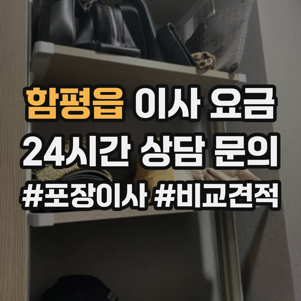 함평읍 이사 요금