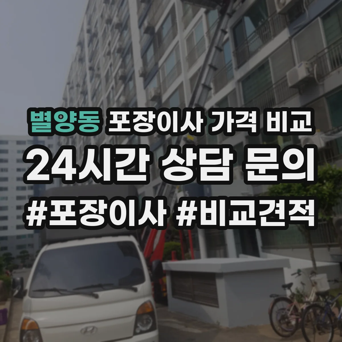 별양동 포장이사 가격 비교