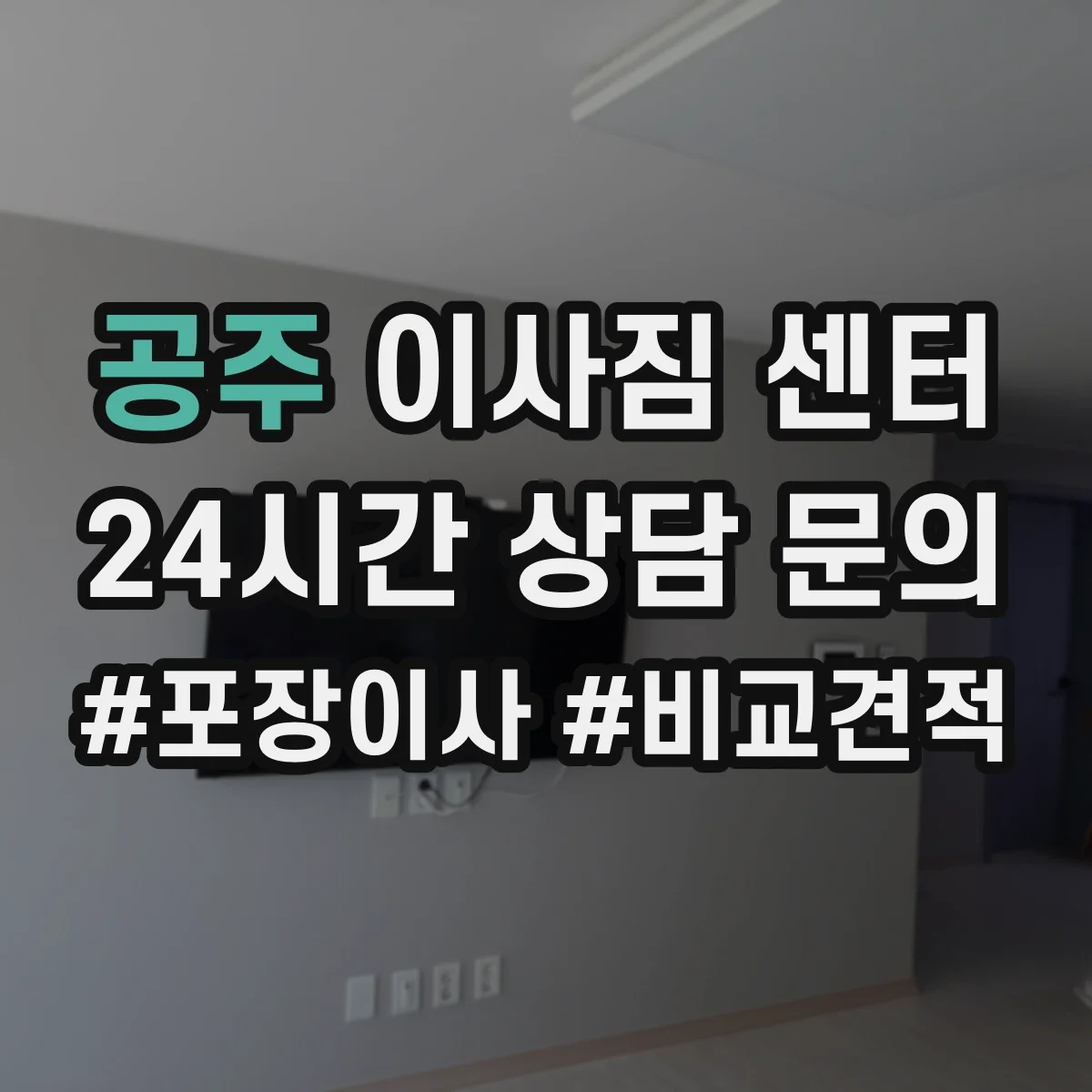 공주 이사짐 센터