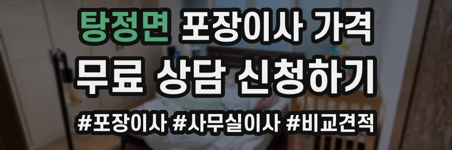 탕정면 포장이사 가격