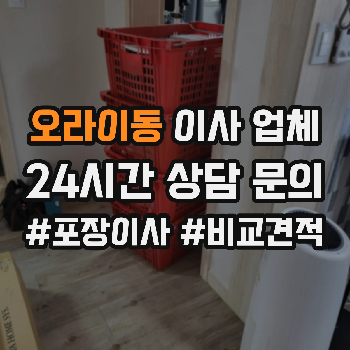 오라이동 이사 업체