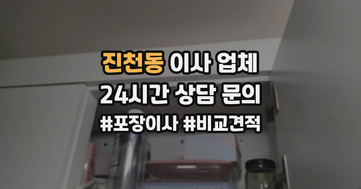 진천동 이사 업체