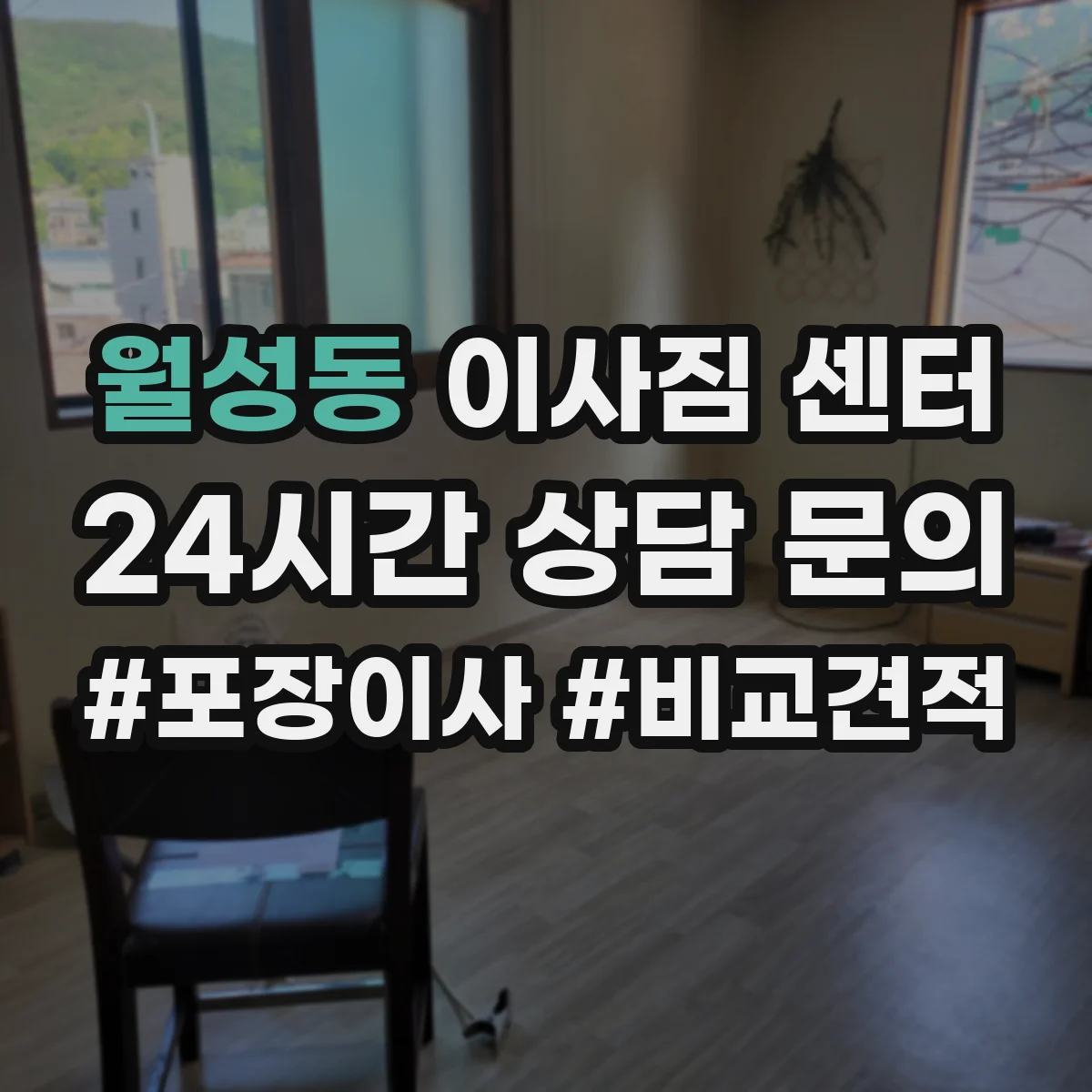 월성동 이사짐 센터