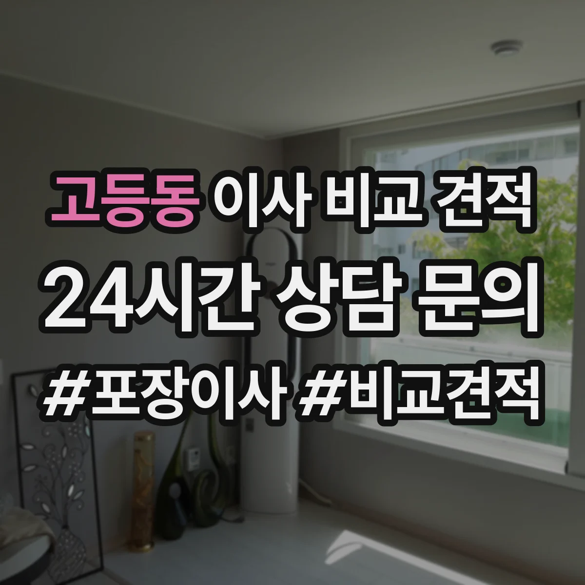 고등동 이사 비교 견적