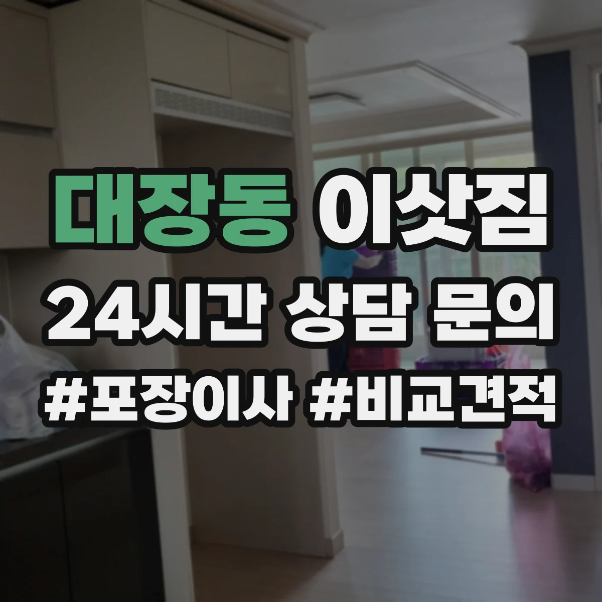 대장동 이삿짐