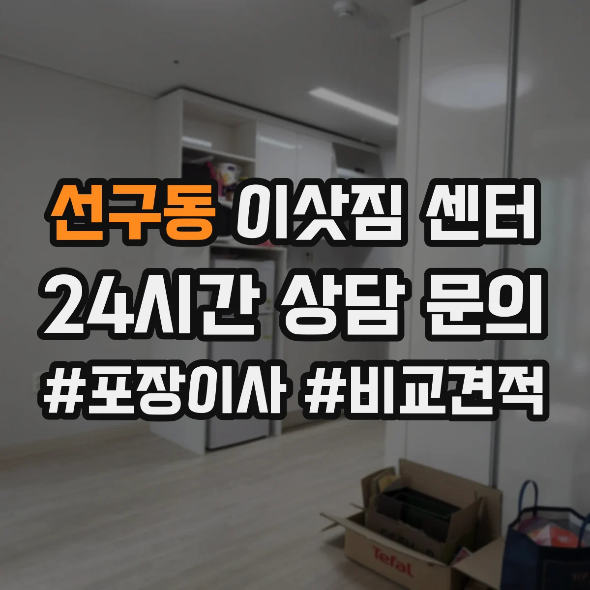 선구동 이삿짐 센터
