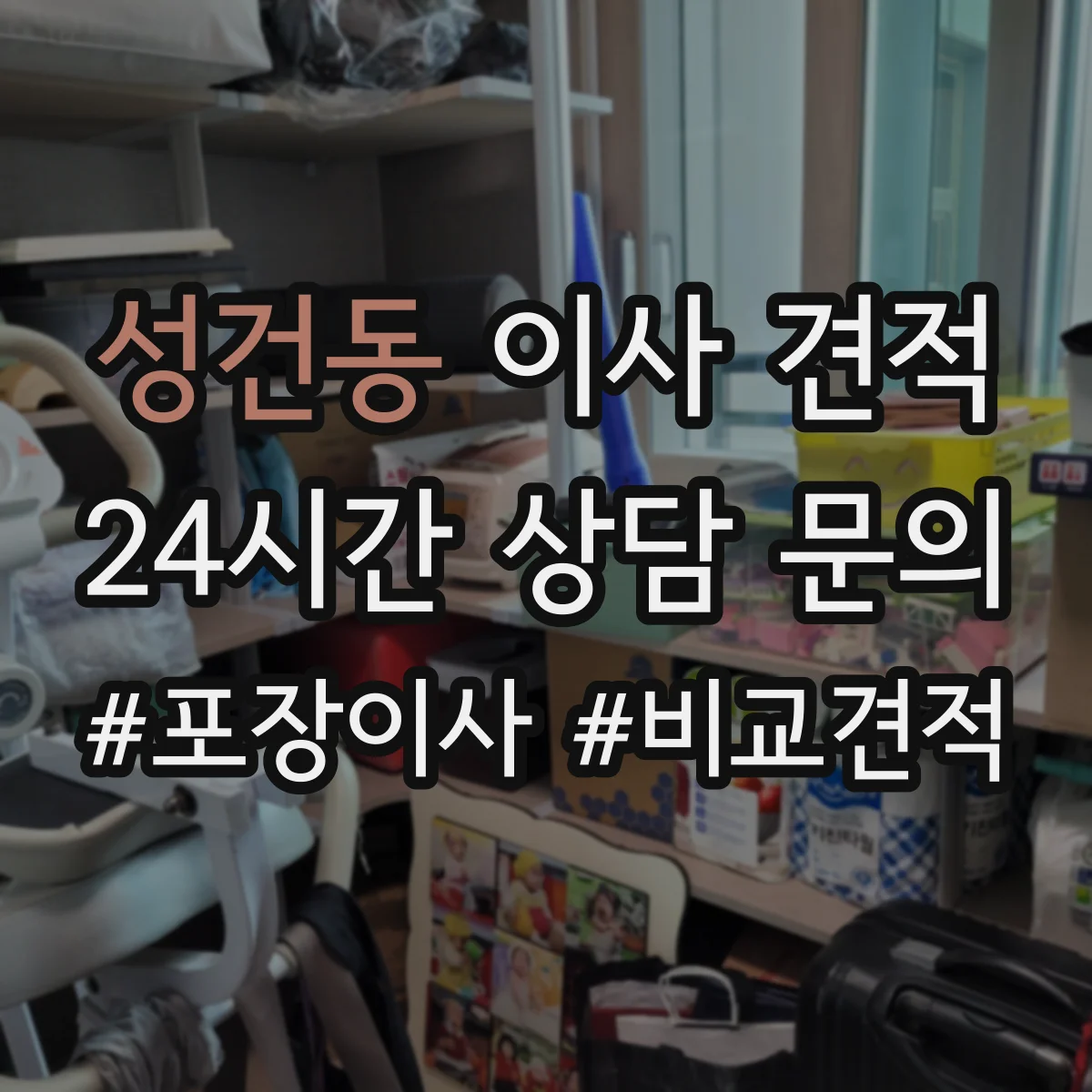 성건동 이사 견적