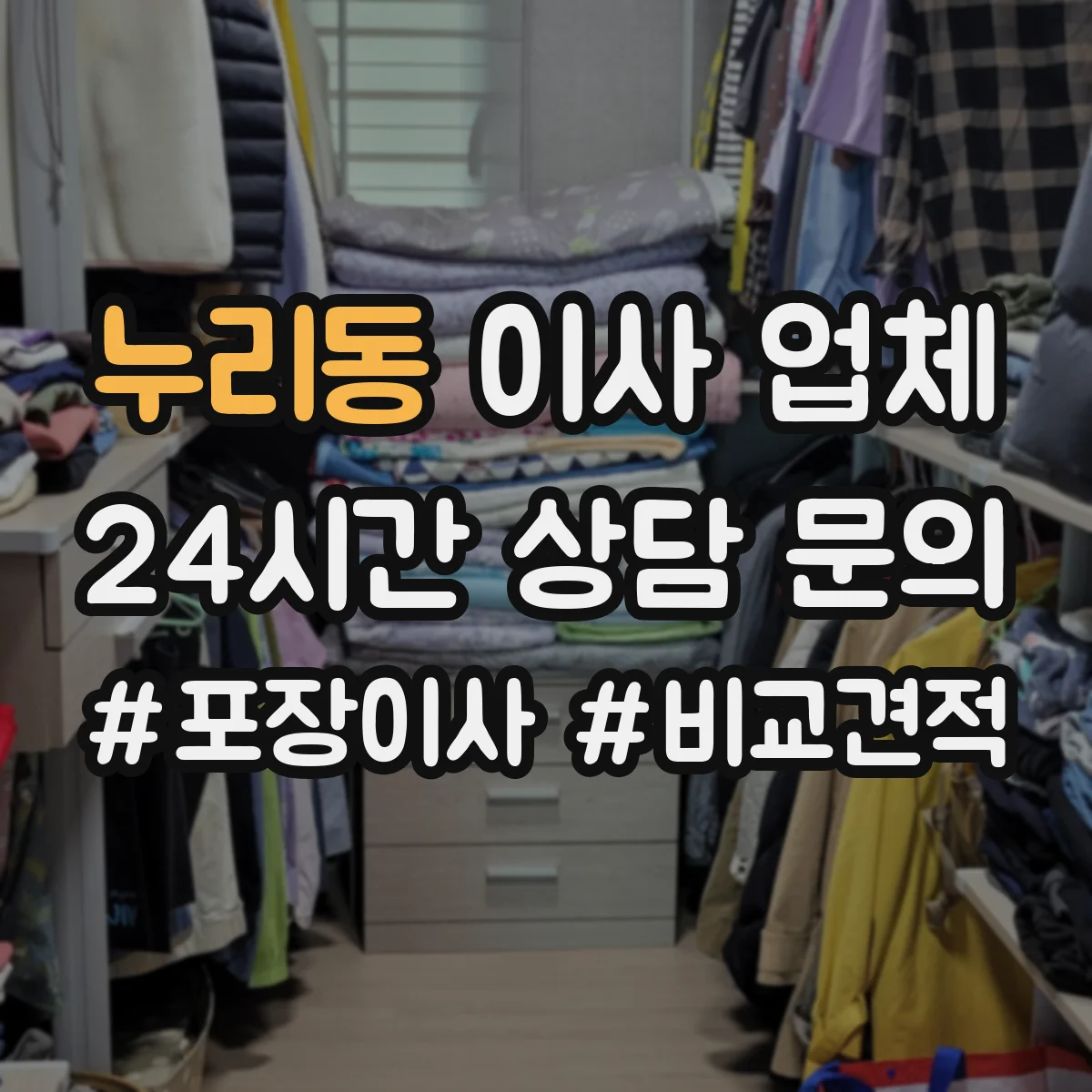누리동 이사 업체