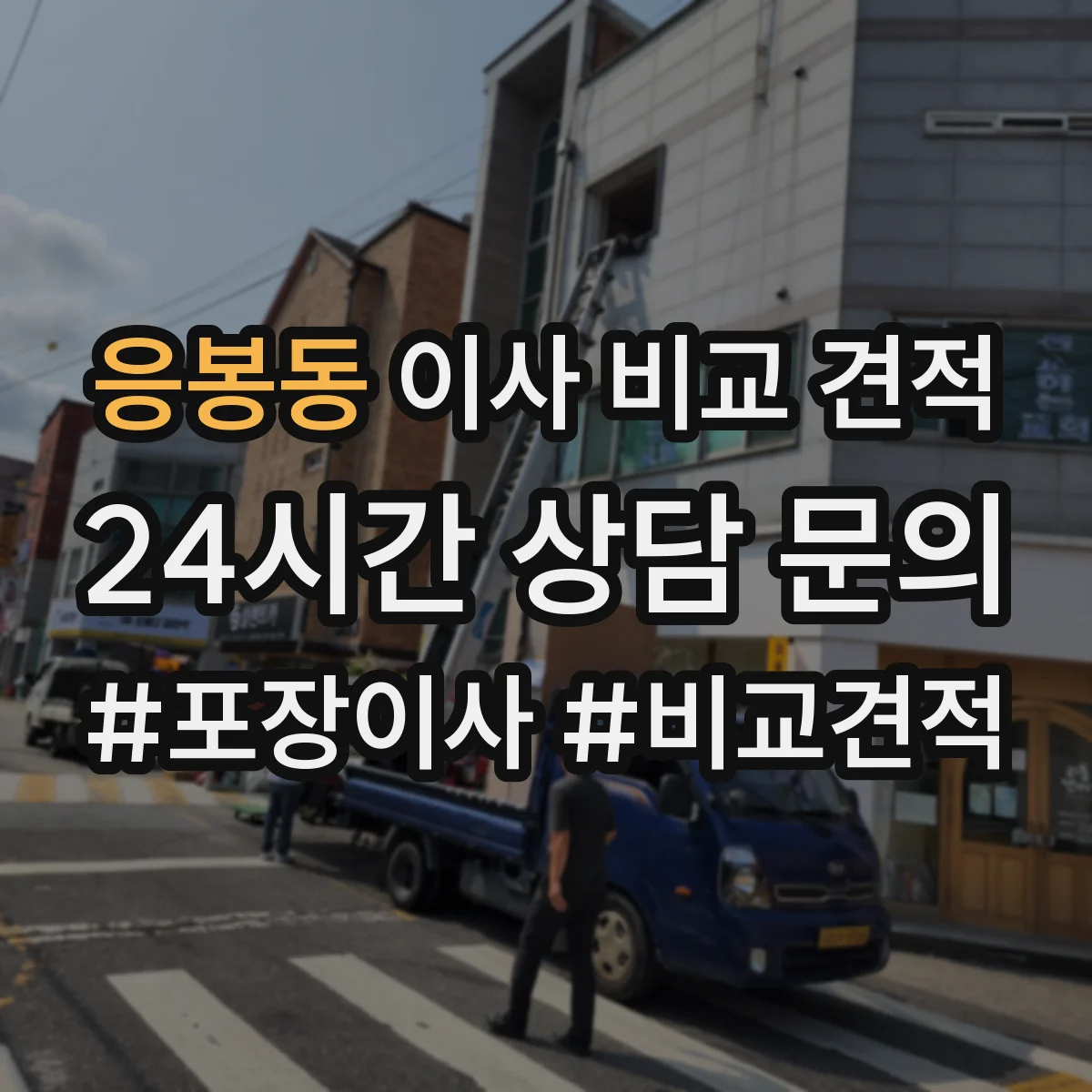 응봉동 이사 비교 견적
