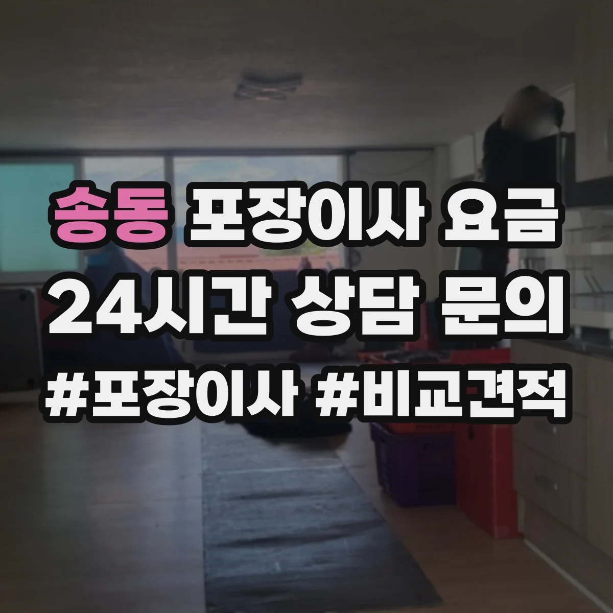 송동 포장이사 요금