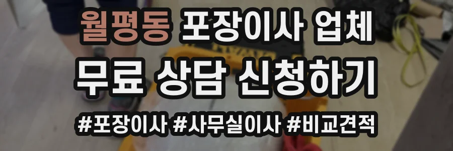 월평동 포장이사 업체