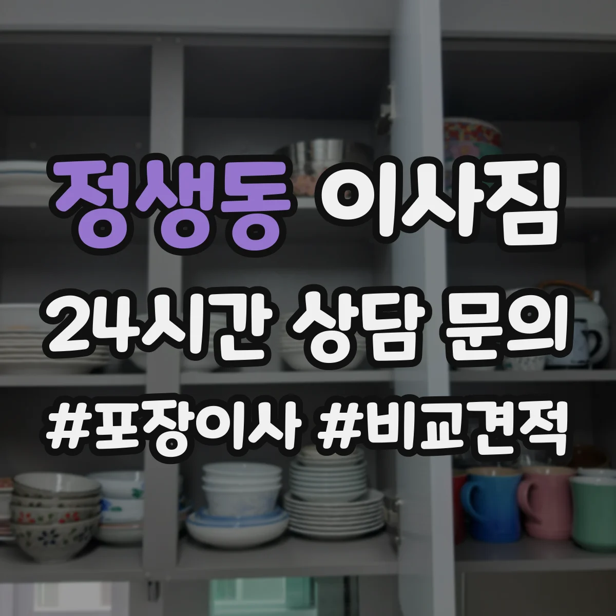 정생동 이사짐