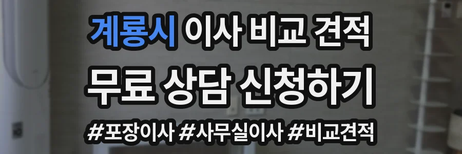 계룡시 이사 비교 견적