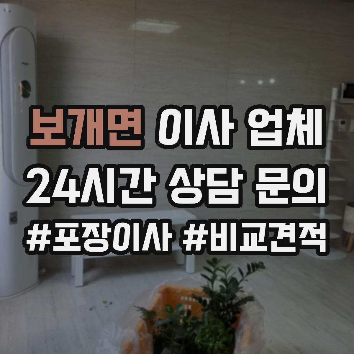 보개면 이사 업체