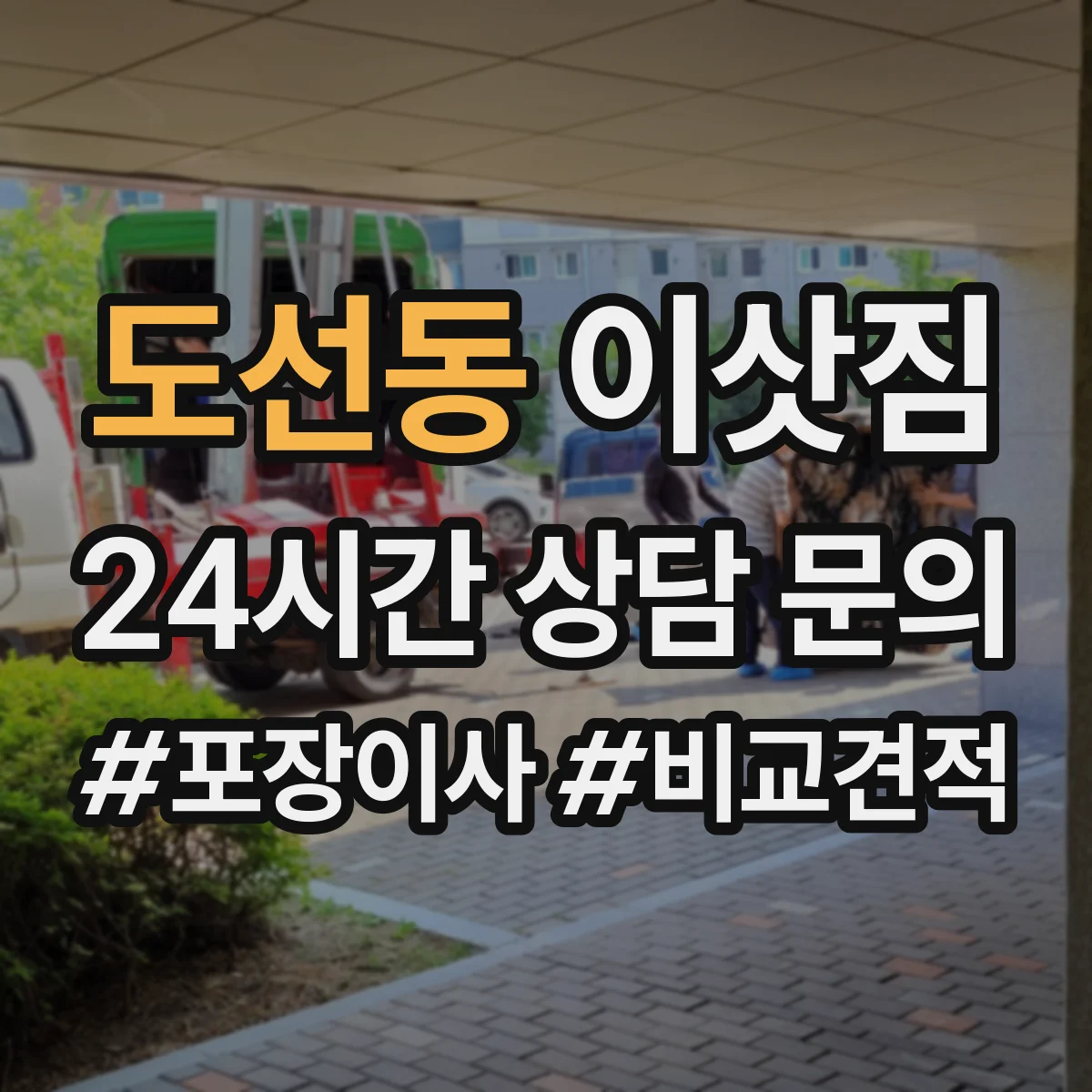 도선동 이삿짐