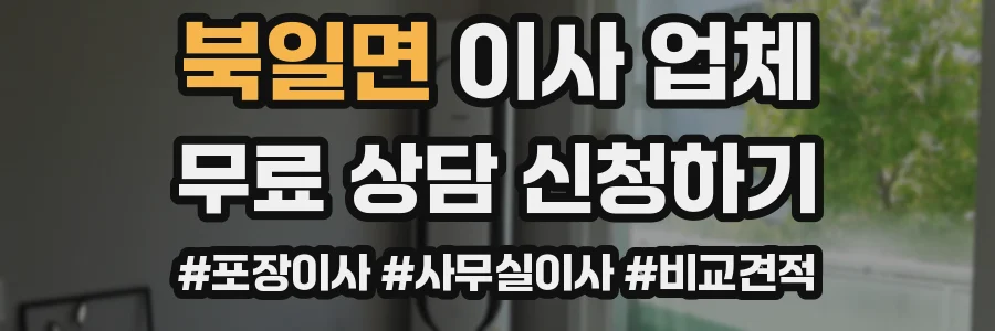 북일면 이사 업체