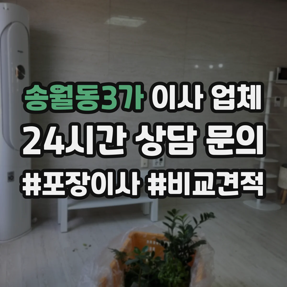 송월동3가 이사 업체