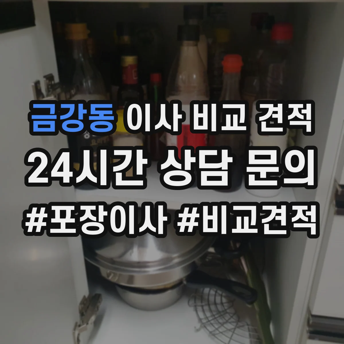 금강동 이사 비교 견적