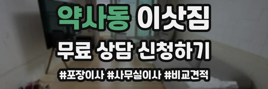 약사동 이삿짐