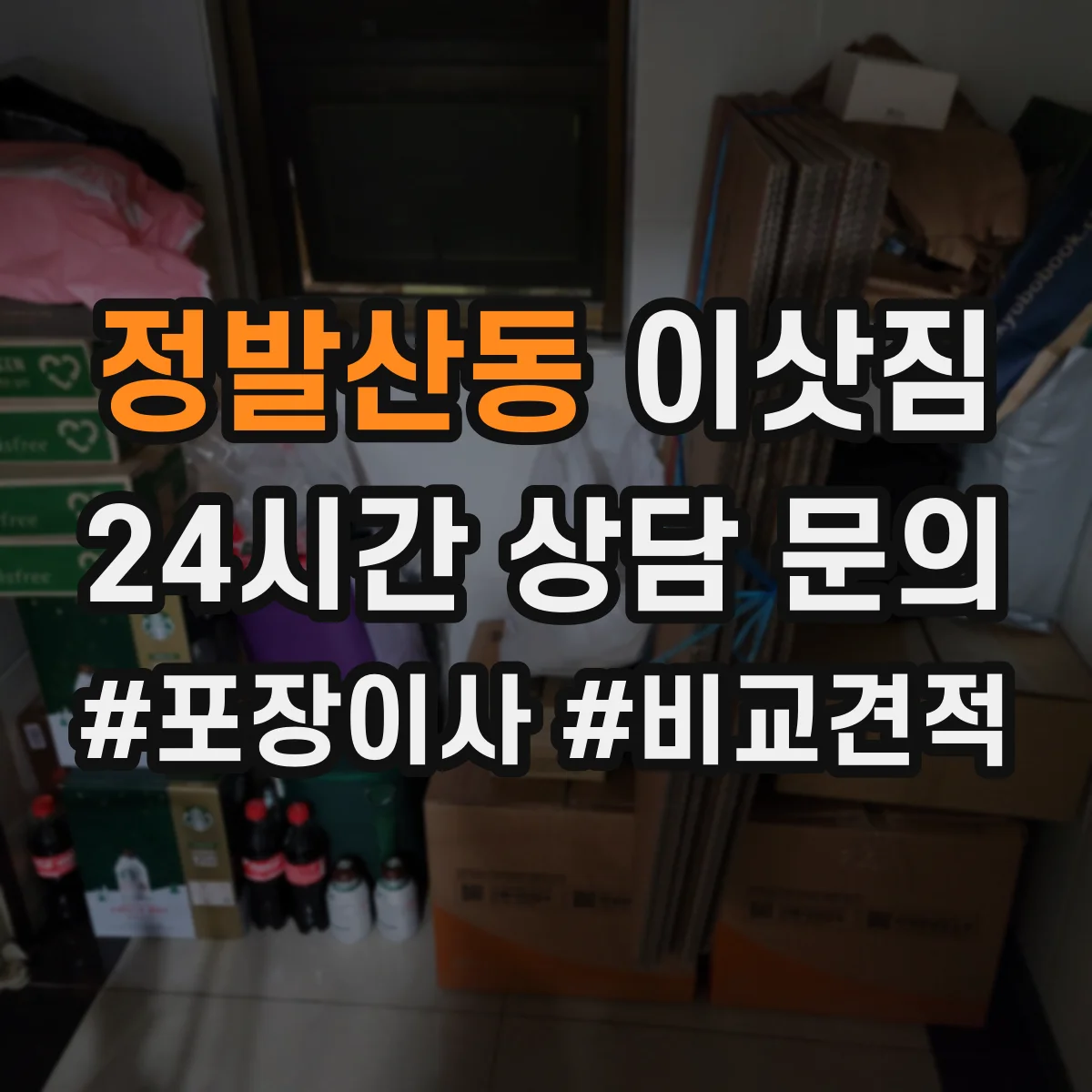 정발산동 이삿짐