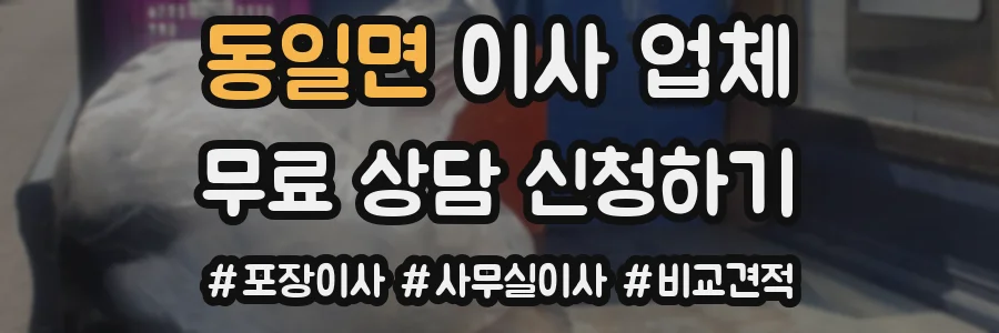 동일면 이사 업체