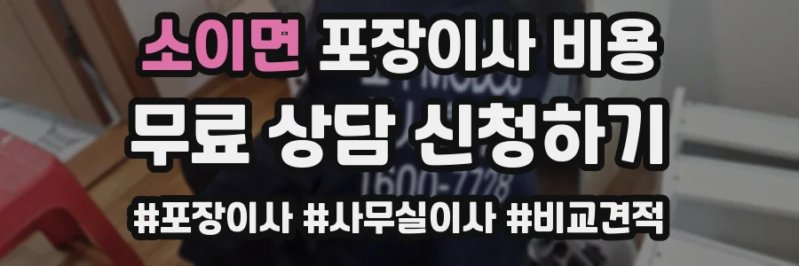 소이면 포장이사 비용