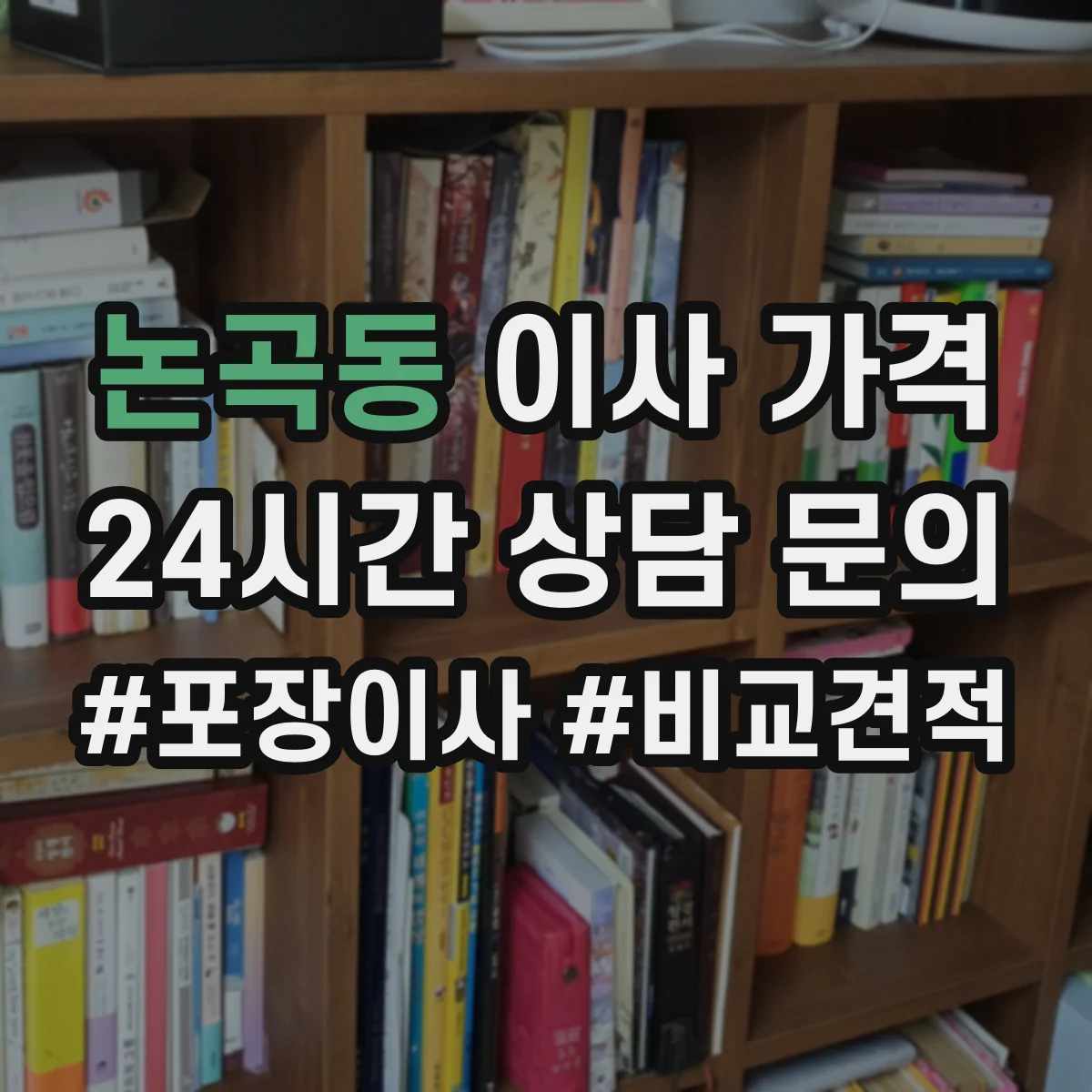 논곡동 이사 가격