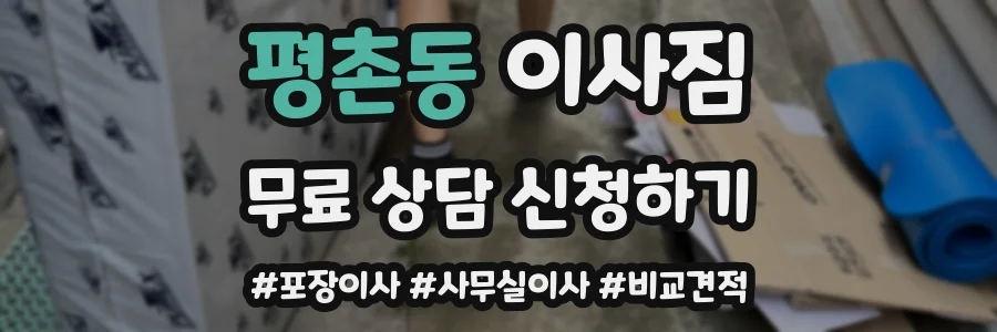 평촌동 이사짐
