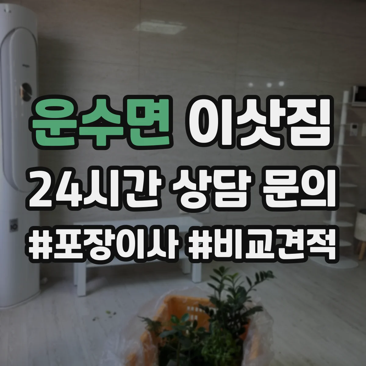 운수면 이삿짐