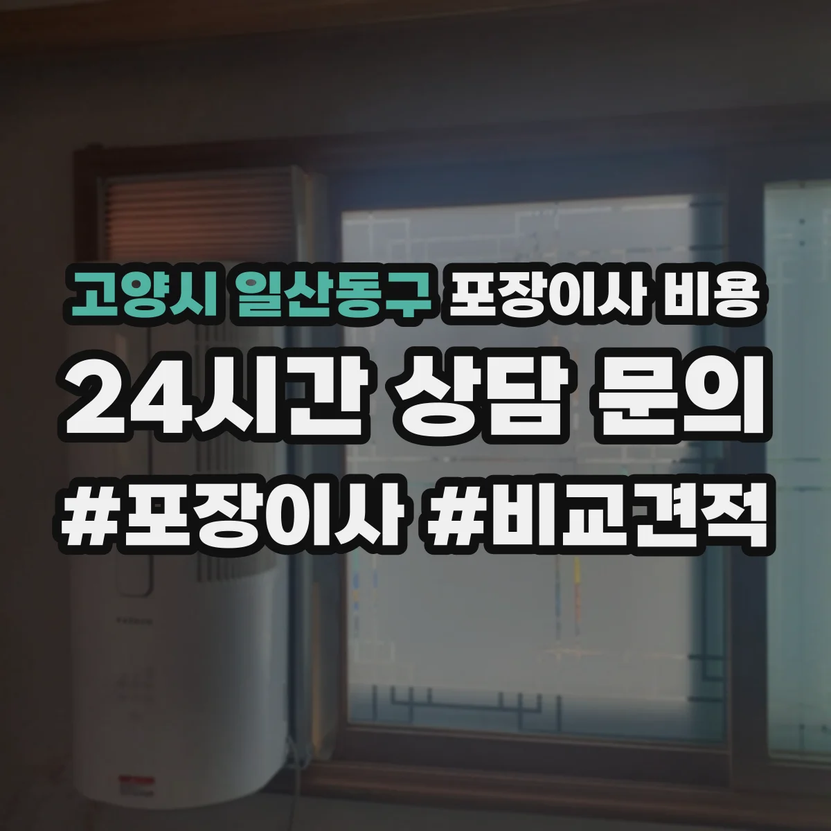 고양시 일산동구 포장이사 비용