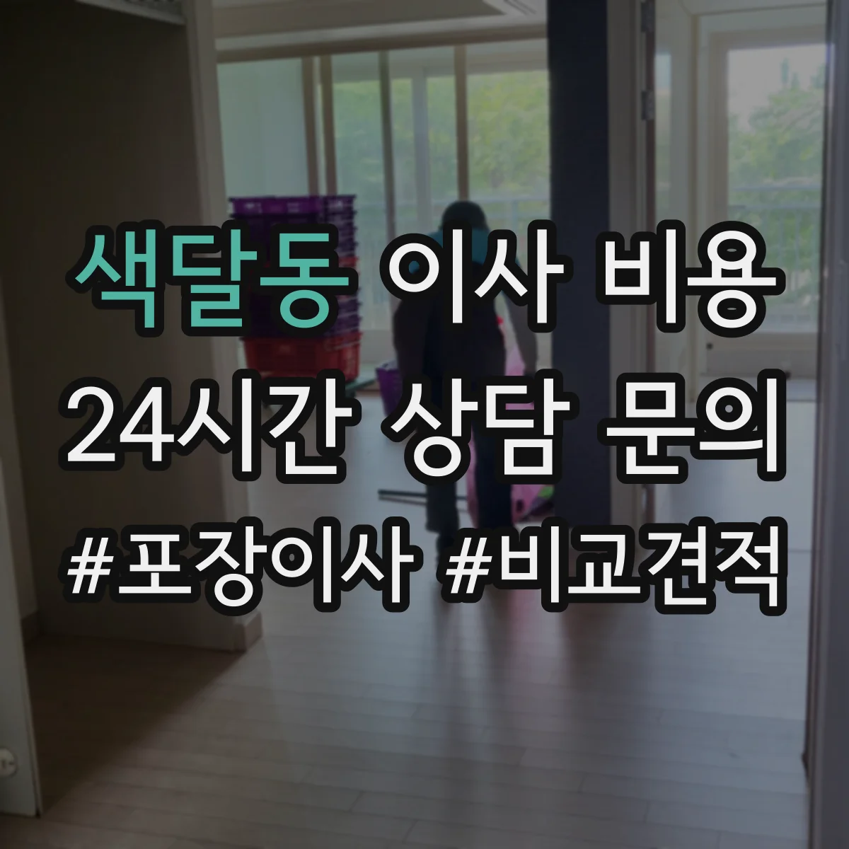 색달동 이사 비용