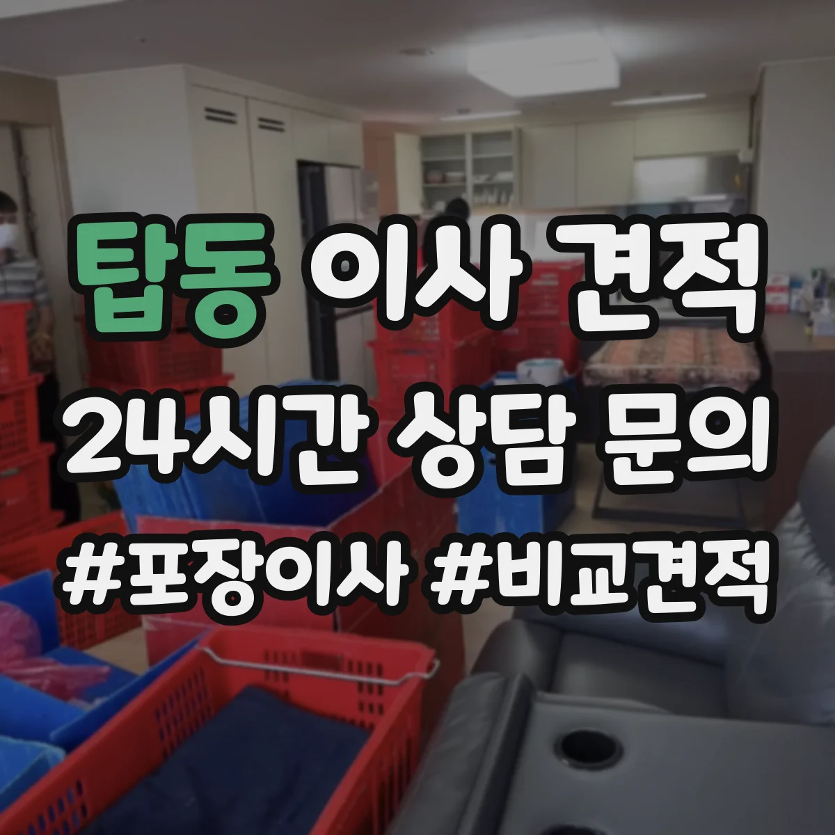 탑동 이사 견적