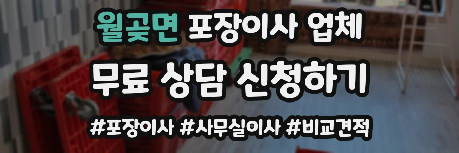 월곶면 포장이사 업체