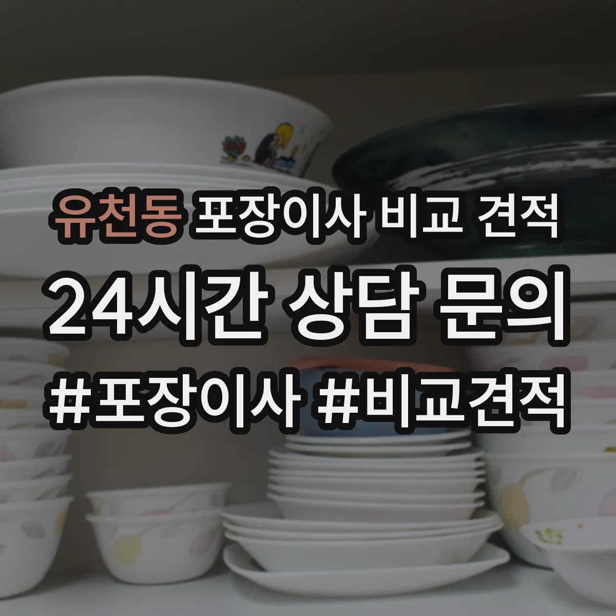 유천동 포장이사 비교 견적