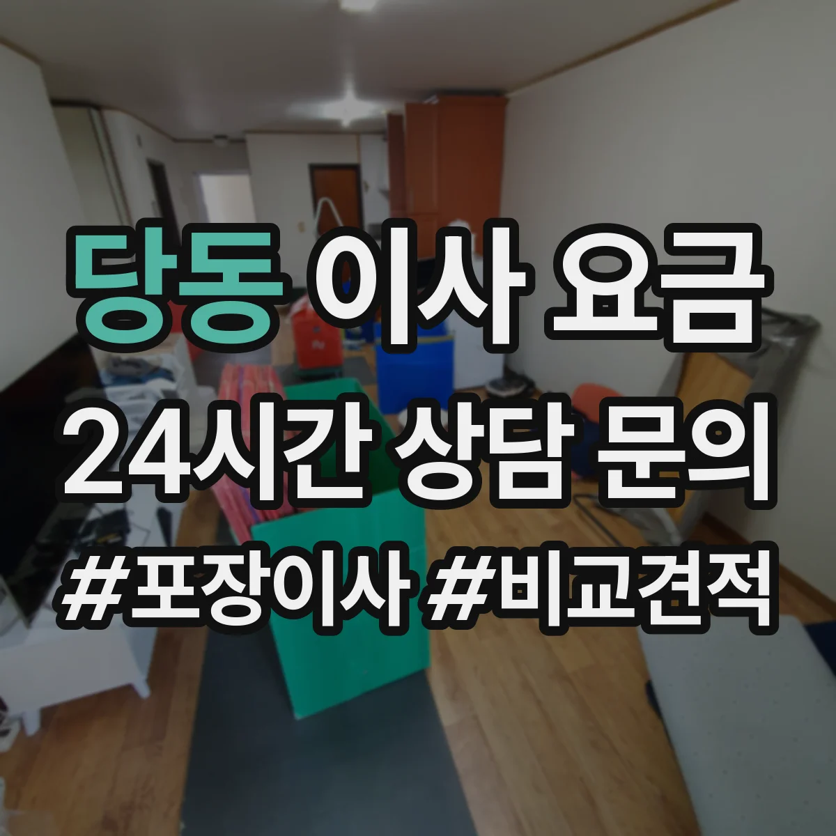 당동 이사 요금
