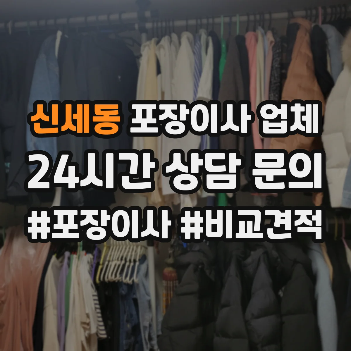 신세동 포장이사 업체