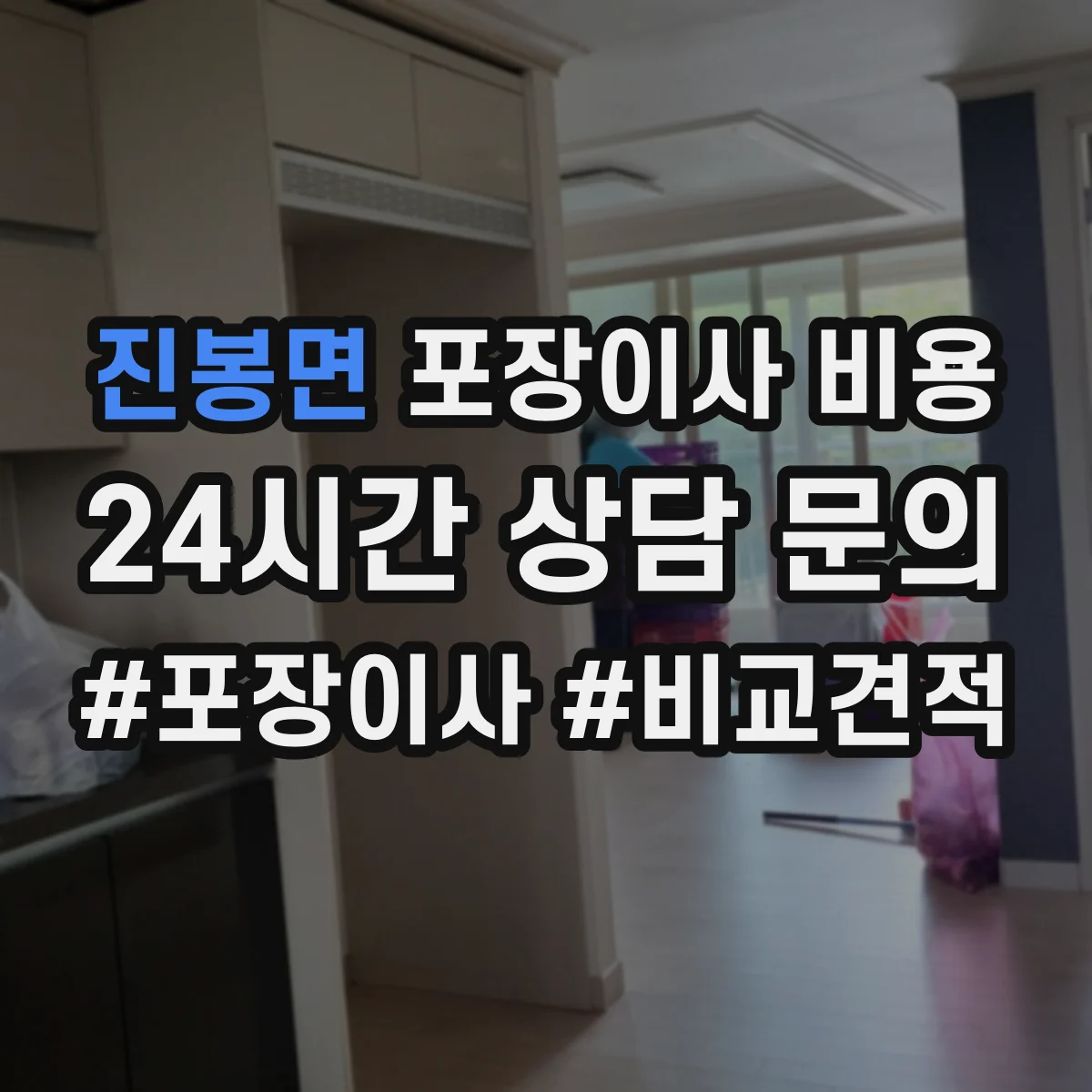 진봉면 포장이사 비용