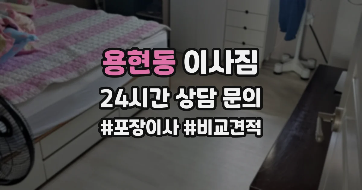 용현동 이사짐