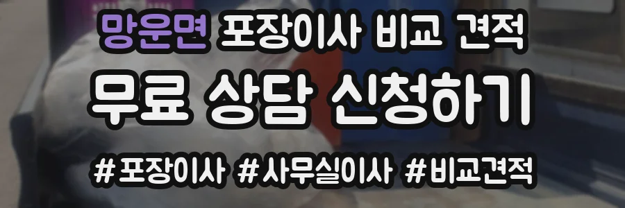 망운면 포장이사 비교 견적