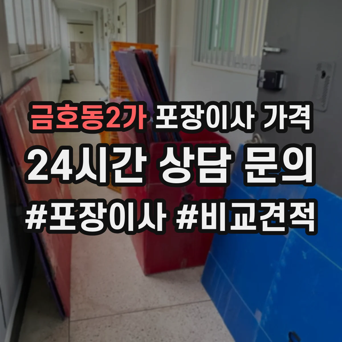 금호동2가 포장이사 가격