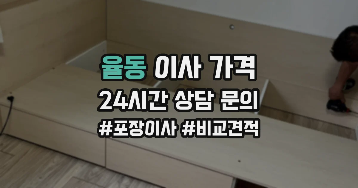 율동 이사 가격